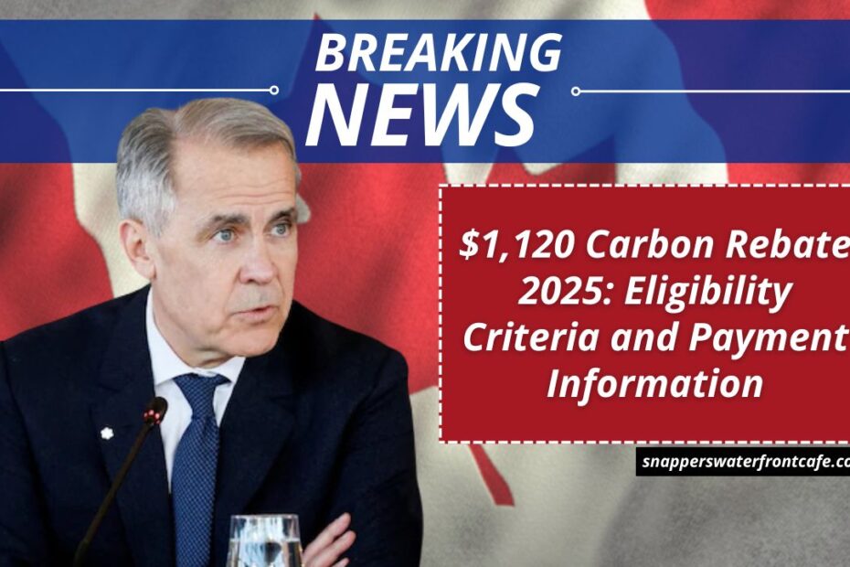 $1,120 Carbon Rebate 2025: Eligibility Criteria and Payment Information