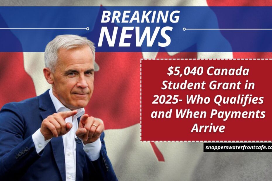 $5,040 Canada Student Grant in 2025- Who Qualifies and When Payments Arrive