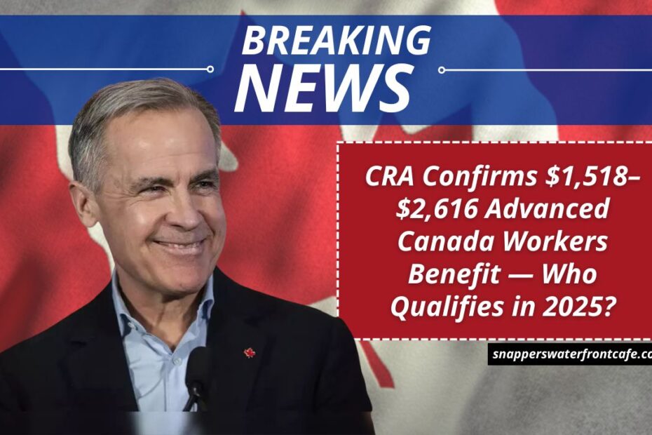 CRA Confirms $1,518–$2,616 Advanced Canada Workers Benefit — Who Qualifies in 2025?