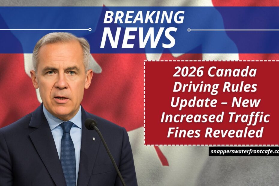 2026 Canada Driving Rules Update – New Increased Traffic Fines Revealed