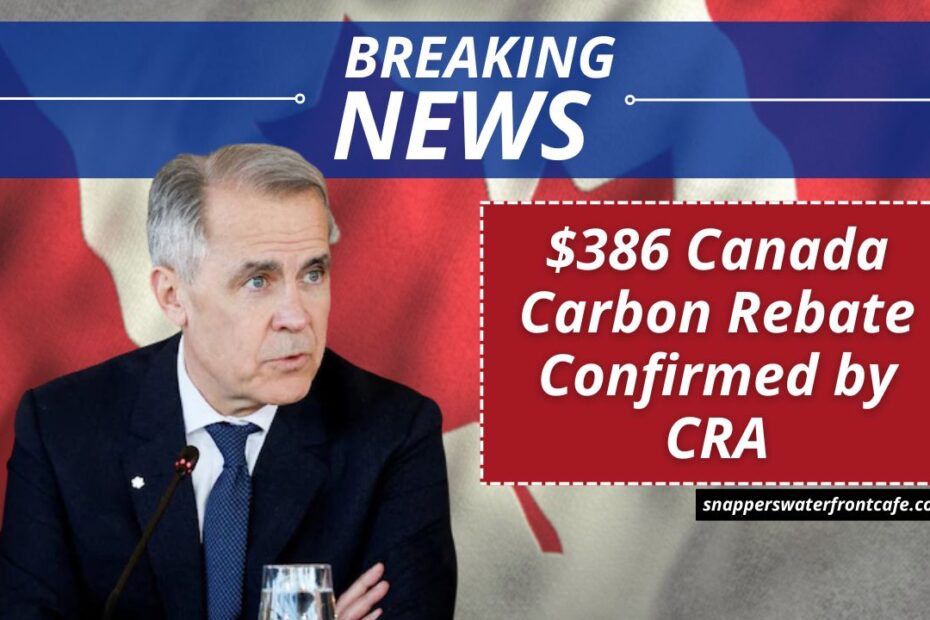 $386 Canada Carbon Rebate Confirmed by CRA – Full Eligibility and Step-by-Step Claim Guide