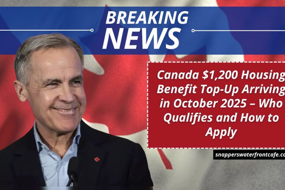 Canada $1,200 Housing Benefit Top-Up Arriving in October 2025 – Who Qualifies and How to Apply