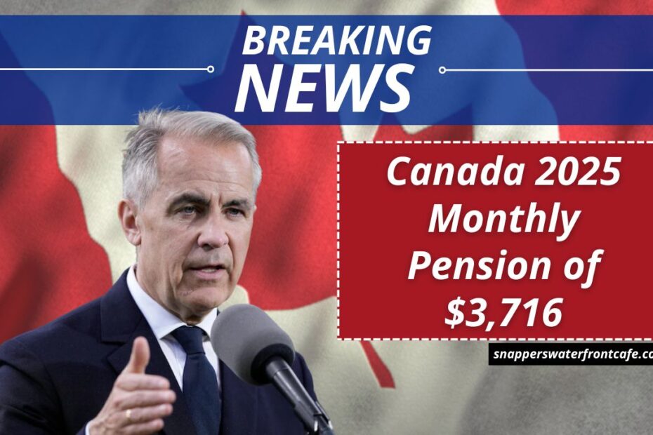 Canada 2025 Monthly Pension of $3,716: Eligibility Criteria and Step-by-Step Application Guide