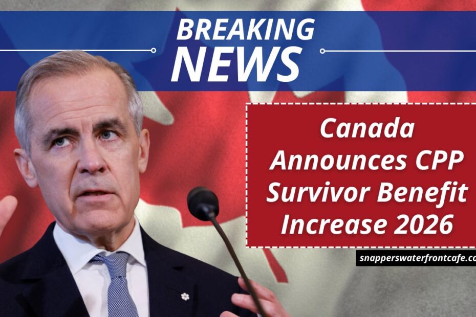 Canada Announces CPP Survivor Benefit Increase 2026 – Check New Rates and Eligibility Details