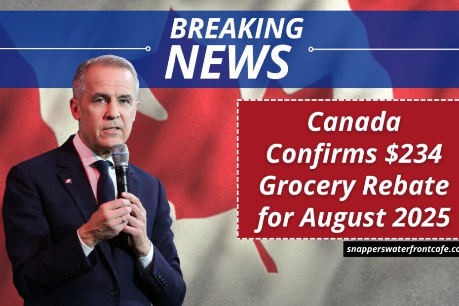 Canada Confirms $234 Grocery Rebate for August 2025 – Check Eligibility, Payment Dates & Complete Details