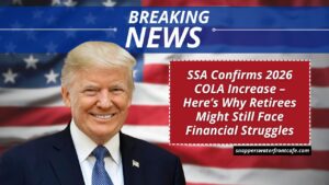 SSA Confirms 2026 COLA Increase – Here’s Why Retirees Might Still Face Financial Struggles