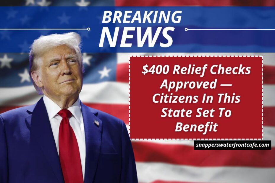 $400 Relief Checks Approved — Citizens In This State Set To Benefit
