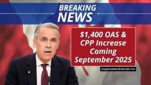 $1,400 OAS & CPP Increase Coming September 2025 – Check CRA Eligibility Now